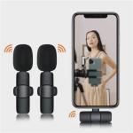 Microfone Lapela, Duplo para  Lightning, Usb-C, Micro USB